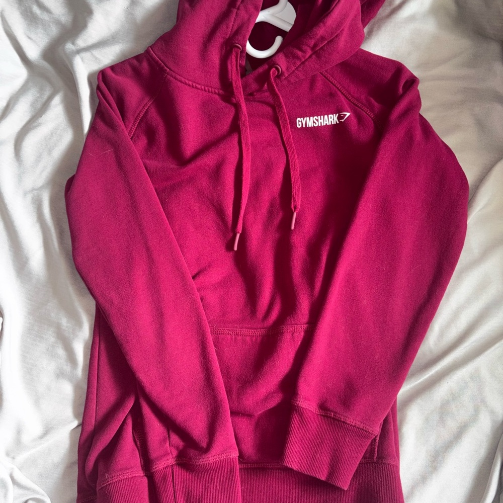 Gymshark Pink Hooded Long Sleeve Sweatshirt